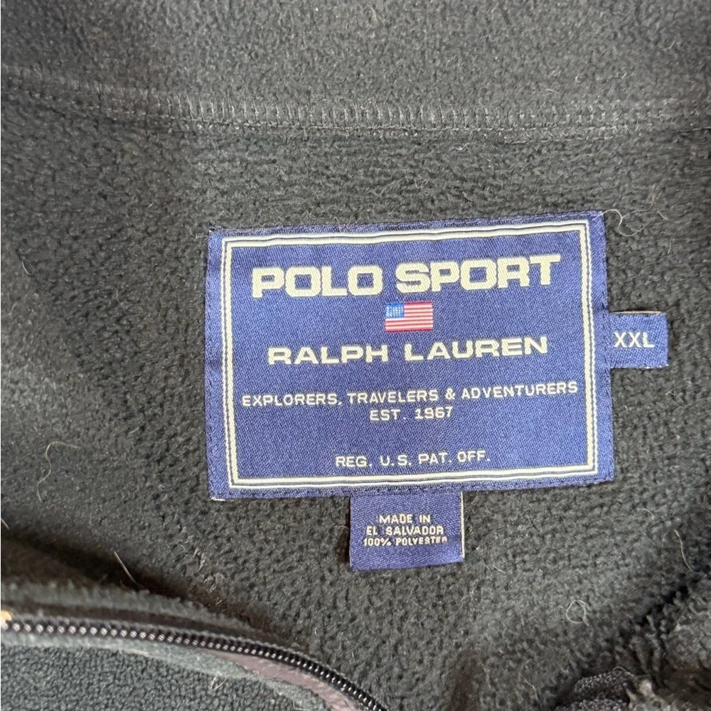 Polo Ralph Lauren POLO SPORT XXL Vintage Men's Black Performance Jacket